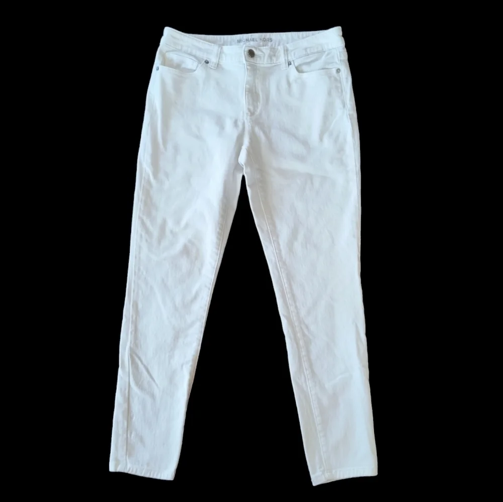 Michael Kors White Skinny Jeans Size 8